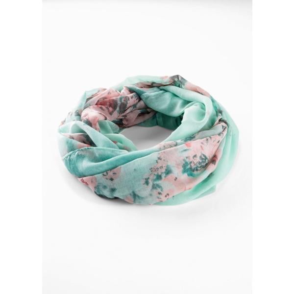 foulard Bpc bonprix collection bianco a fiori