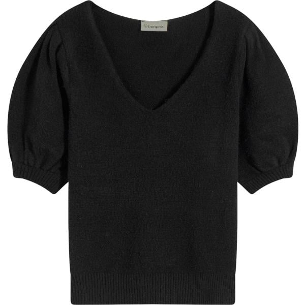 t-shirt bonprix nero