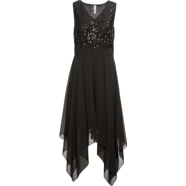 vestiti midi/longuette bonprix nero