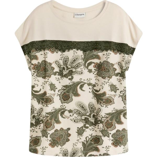 t-shirt bonprix bianco