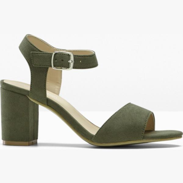 sandali col tacco Bpc selection verde