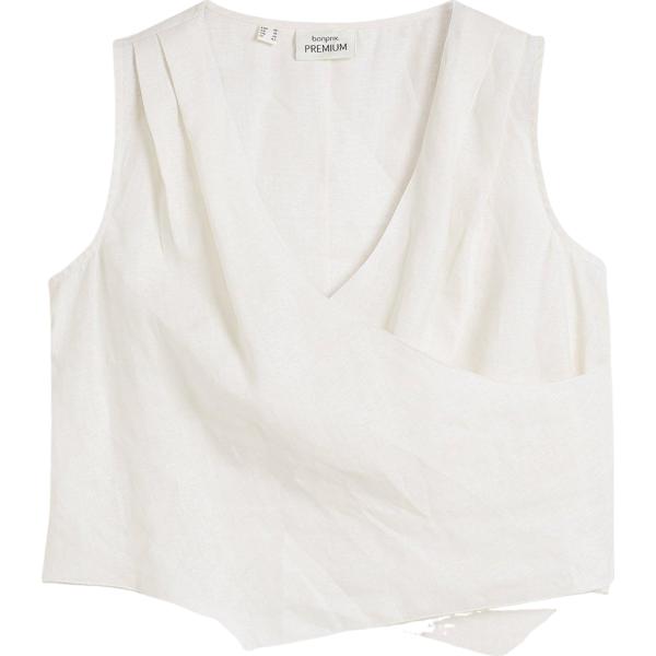top bonprix bianco