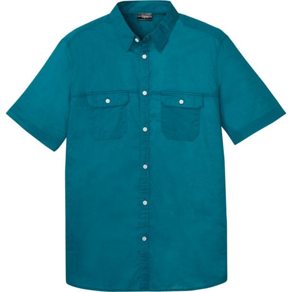 camicie a manica corta bonprix blu
