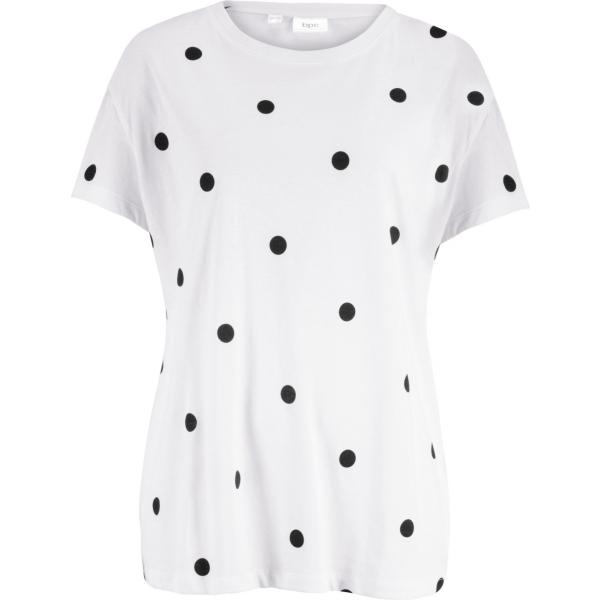 maglieria Bpc bonprix collection bianco a pois