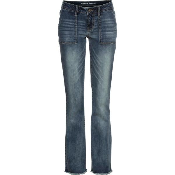 jeans bootcut bonprix blu