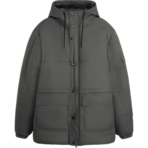 Giacca soprabito da uomo in grigio scuro tessuto impermeabile bonprix bonprix
