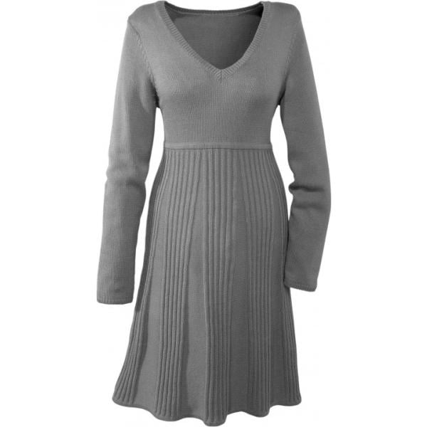 Vestito a coste in in maglia Bodyflirt grigio