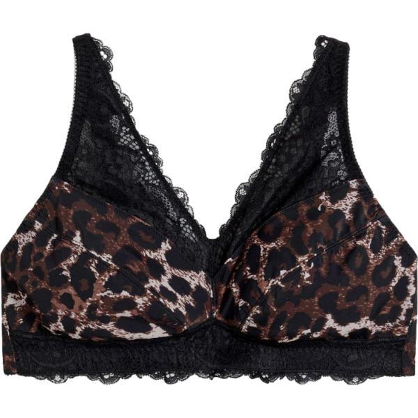 Bralette da donna in nero pece con pizzo bonprix bonprix