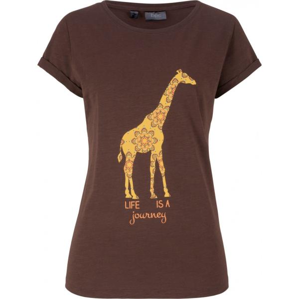 pullovers Bpc bonprix collection marrone con stampe