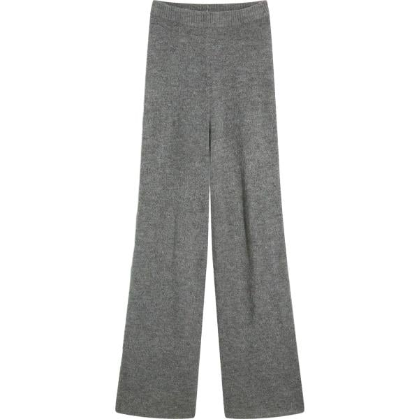 Pantaloni da donna in grigio scuro lavorato a maglia bonprix
