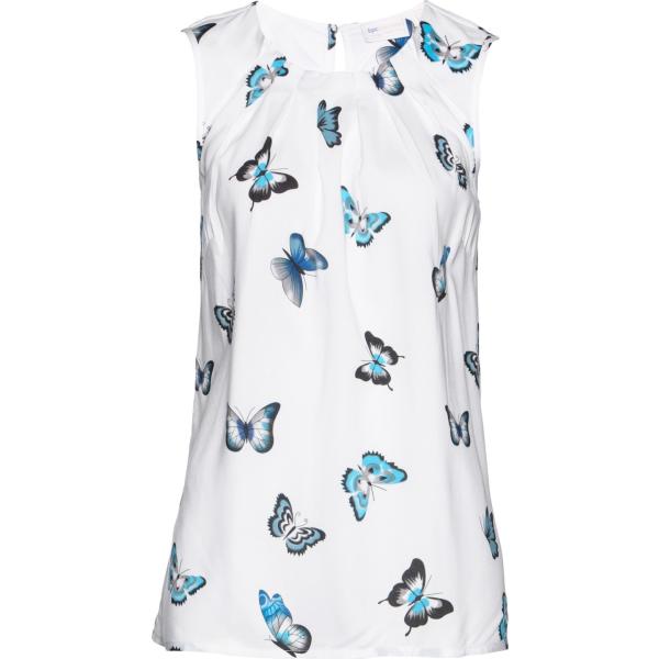 top bonprix bianco