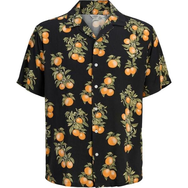 Camicia a maniche corte da uomo in nero pece a maniche corte bonprix bonprix