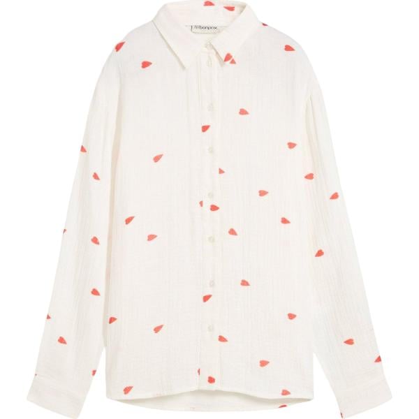 camicie bonprix bianco