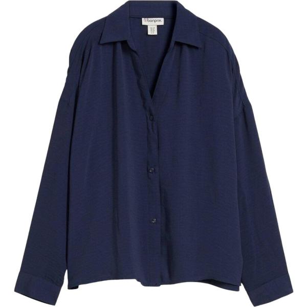 camicie bonprix blu