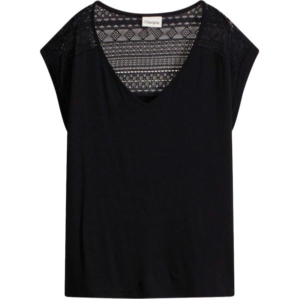 top bonprix nero