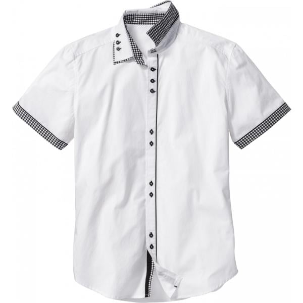 Camicia a maniche corte bianco Rainbow bianco