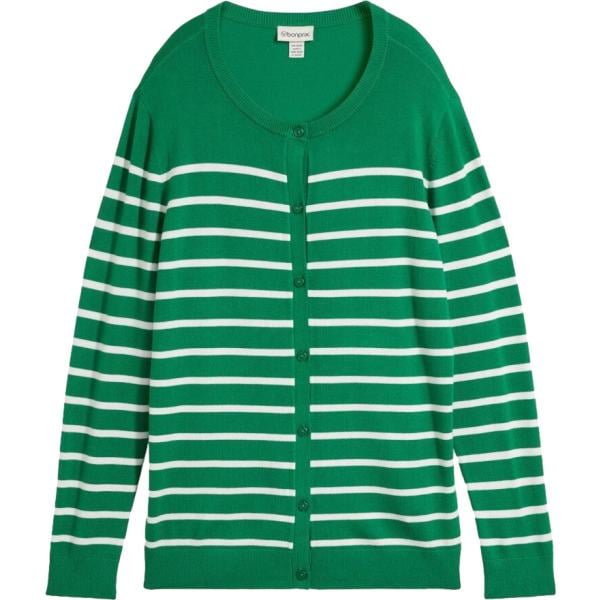 Cardigan da donna in verde scuro in viscosa bonprix