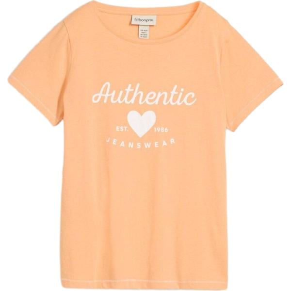 t-shirt bonprix arancione