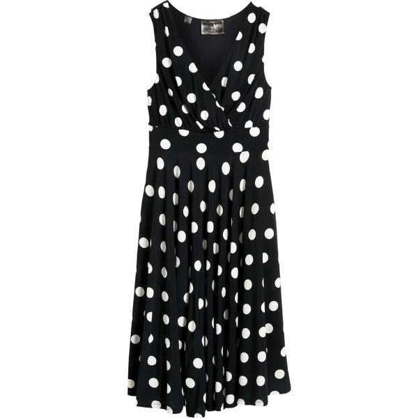 vestiti bonprix nero a pois