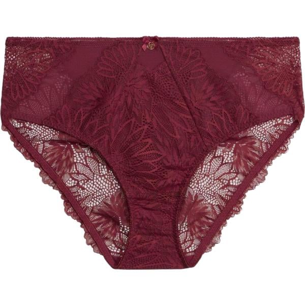 Culotte da donna in bordeaux con pizzo bonprix