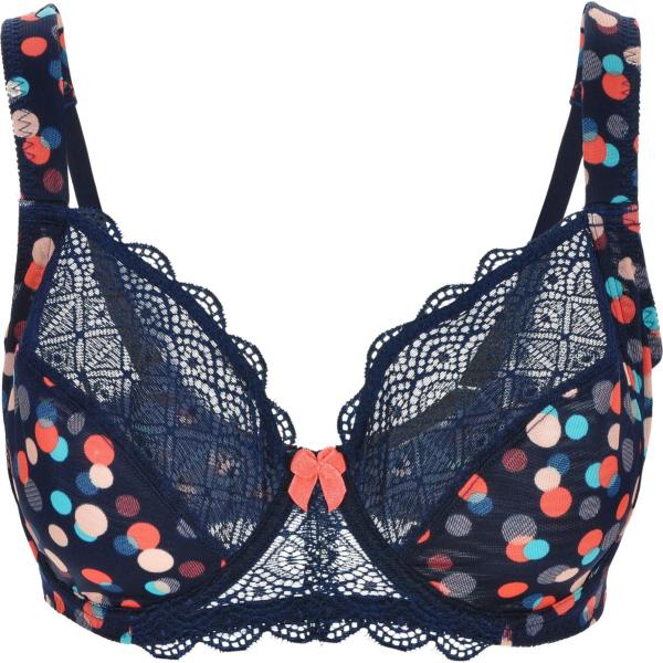 reggiseni bonprix blu a pois