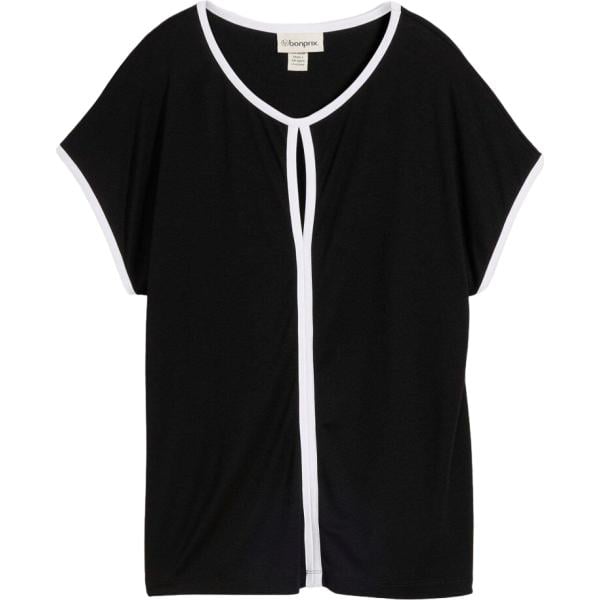 t-shirt bonprix nero