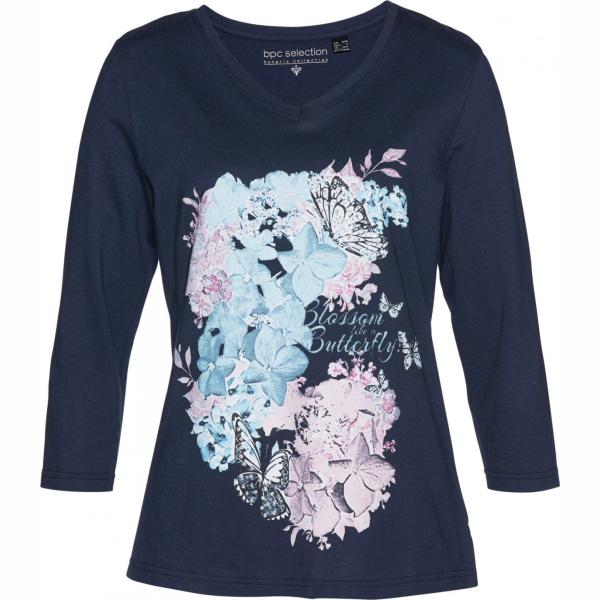 maglieria Bpc selection blu con stampe