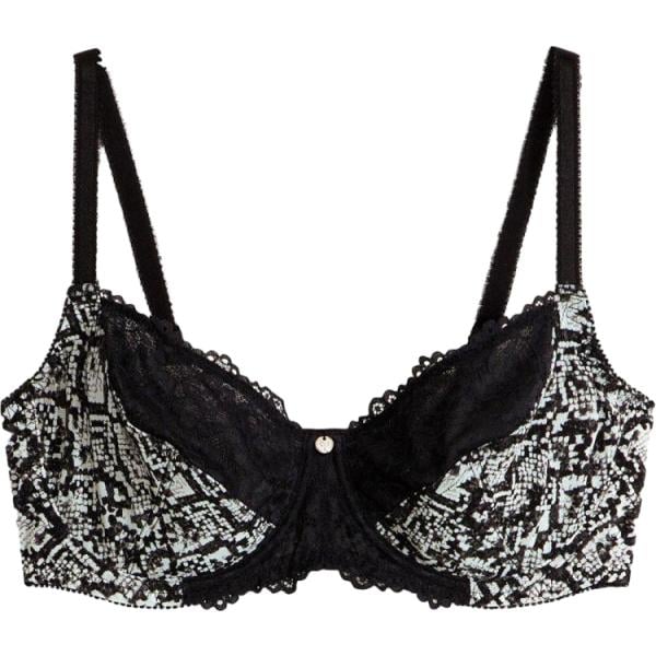 Reggiseno da donna con ferretto in nero pece bonprix