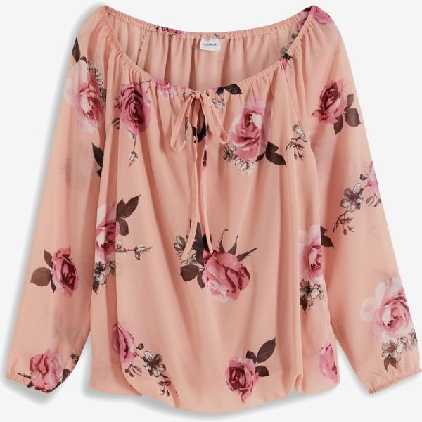 bluse bonprix marrone