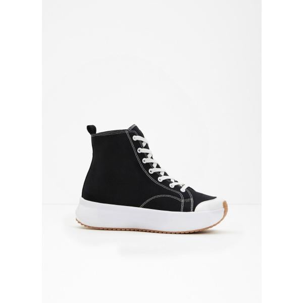 sneakers alte bonprix nero
