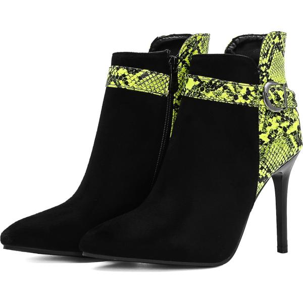 stivali Shein verde serpente