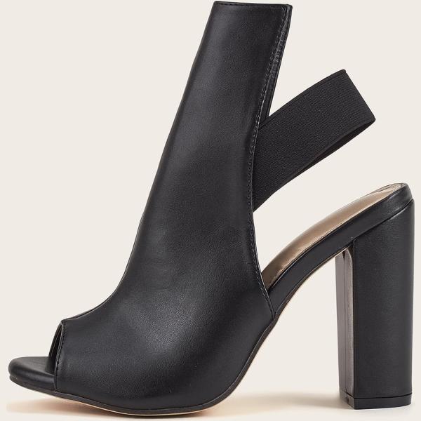 sandali col tacco Shein nero