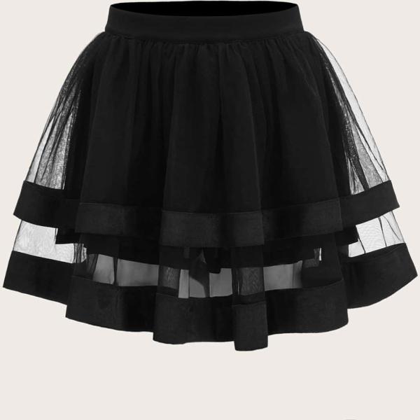 minigonne Shein nero