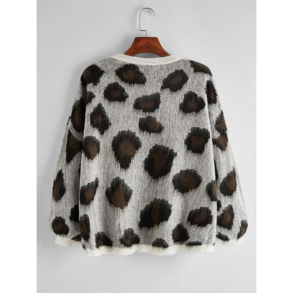 pullovers Shein grigio animalier