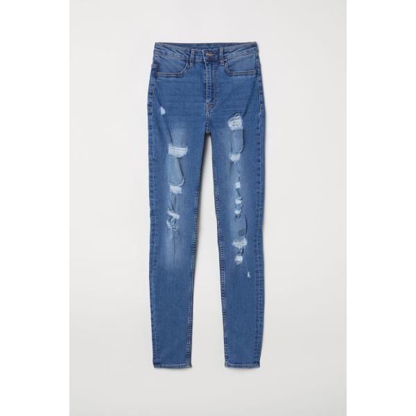 jeans skinny H & M bianco