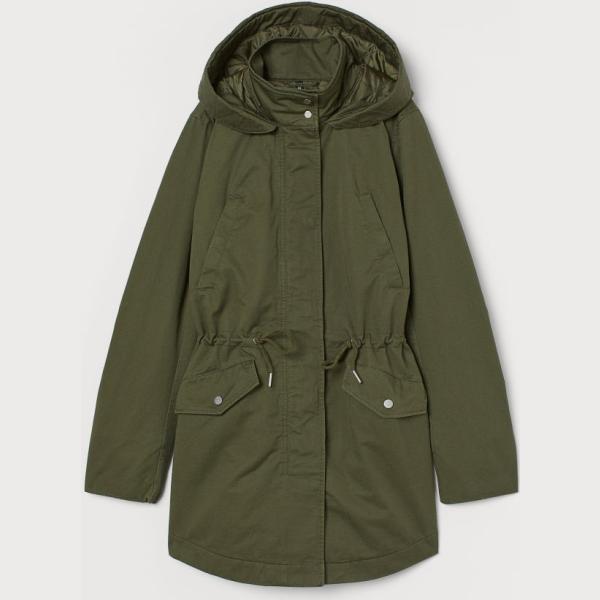parka H & M verde