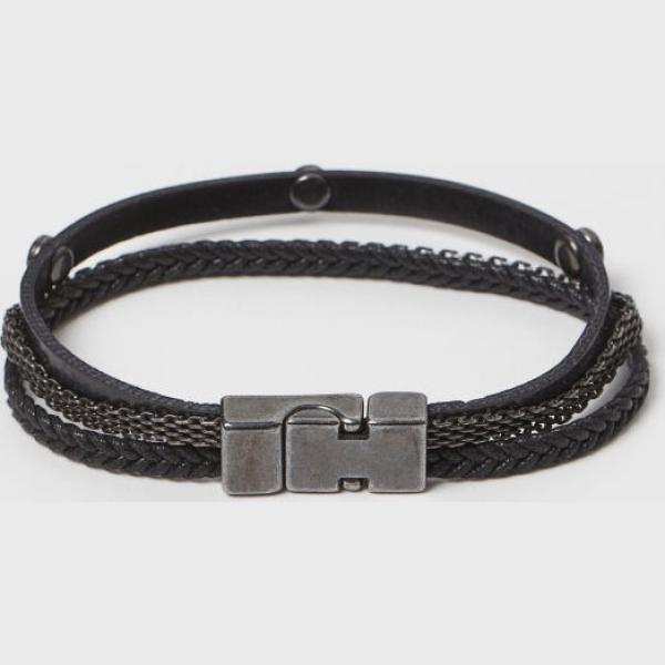 braccialetti H & M nero