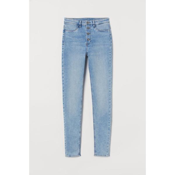 jeans skinny H & M bianco