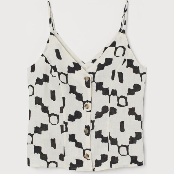 top H & M grigio