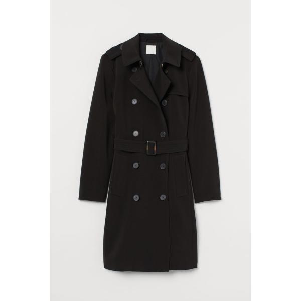 trench H & M nero