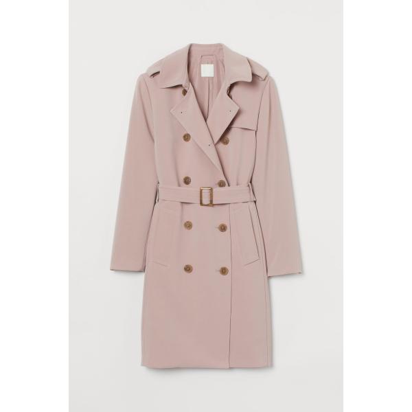 trench H & M rosa