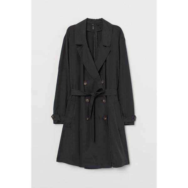 trench H & M nero
