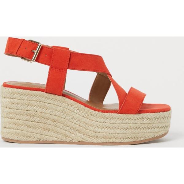 sandali col tacco H & M marrone