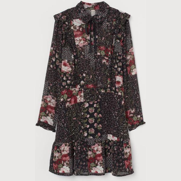 vestiti corti H & M nero