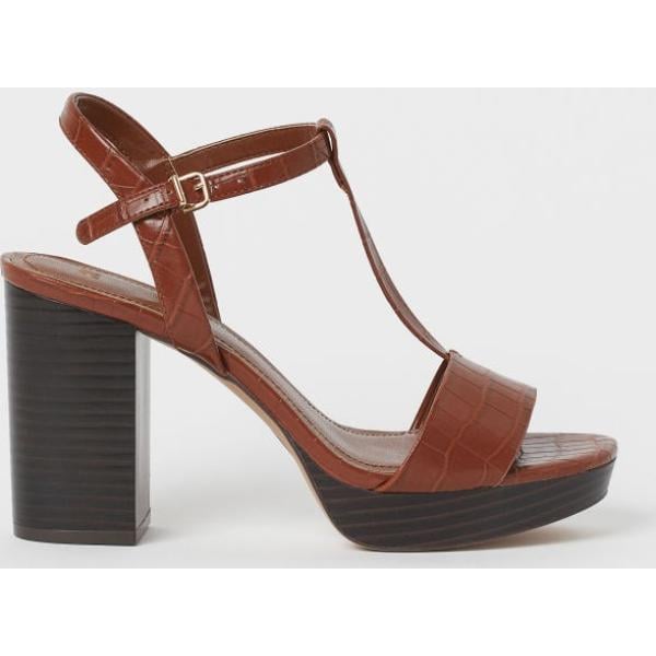 sandali H & M grigio