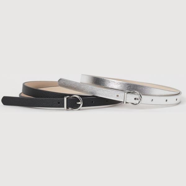 cinture H & M grigio