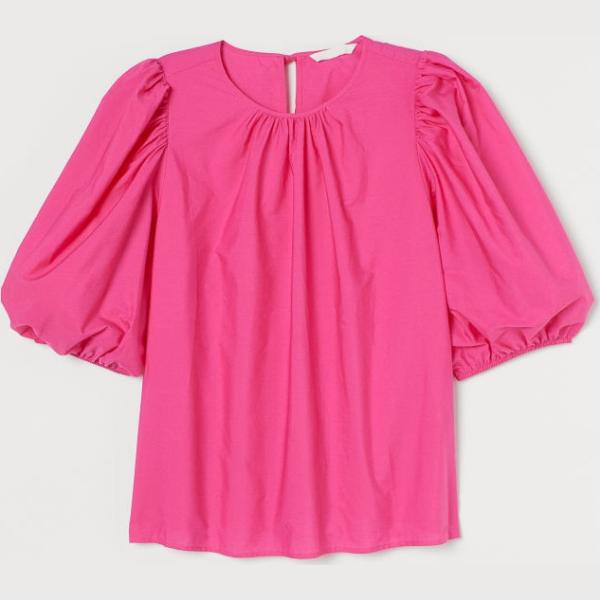 camicie a manica corta H & M rosa
