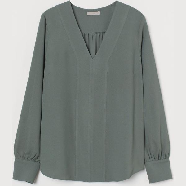 camicie H & M verde
