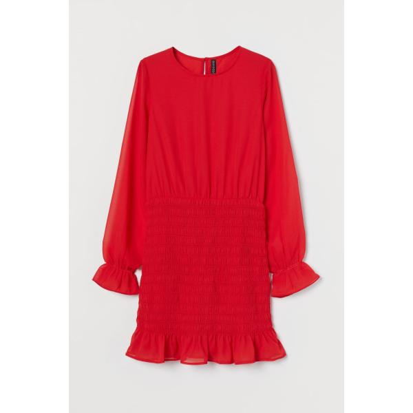 vestiti corti H & M rosso