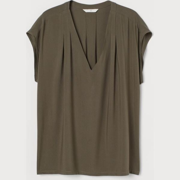 camicie a manica corta H & M marrone